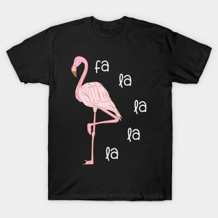 Fa la la la la Flamingo T-Shirt